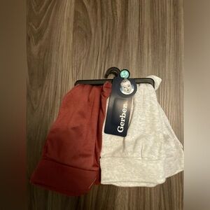 Gerber Kids Casual Bottoms in Copper and Gray size 6/9 months-NWT